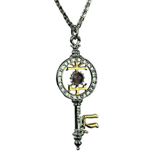 Enchanted Jewelry Mystic Kabbalah Sephiroth Sphere Key for Chasing Dreams Pendant Charm Talisman Necklace