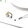 Suxerlry Stainless Steel Cubic Zirconia Heart Pendant Urn Necklace Ashes Memorial Keepsake Jewelry Suxerlry Stainless Steel Cubic Zirconia Heart Pendant Urn Necklace Ashes Memorial Keepsake Jewelry