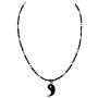 BlueRica Friends/Couples Yin Yang Pendant on Seed Beads Necklace Set