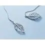 SLUYNZ 925 Sterling Silver Leaf Dangle Earrings for Women Teen Girls Leaf Earring Threader Chain SLUYNZ 925 Sterling Silver Leaf Dangle Earrings for Women Teen Girls Leaf Earring Threader Chain