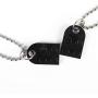 GEAREDC Brick Heart Necklace Set, Creative Building Block Bricks Kits, Valentines Day BFF for Couples Friendship Women Men Girl Boy Brick Pendant Shaped and Compatible with Major Brands