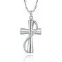 Freeco 925 Sterling Silver Cremation Memorial Jewelry Urn Necklace for Ashes for Women with Fill Kit(Cross Urn Necklace) Freeco 925 Sterling Silver Cremation Memorial Jewelry Urn Necklace for Ashes for Women with Fill Kit(Cross Urn Necklace)
