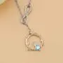 SEIRAA Alice in Wonderland Jewelry Fairy Charms Pendant Necklace Alice Necklace White Rabbit Charm Bracelet for Daughter Girls