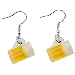 BAUNA Beer Mug Earrings Beer Lover Gift Alcohol Gift Miniature Beer Earring For Beer Drinker