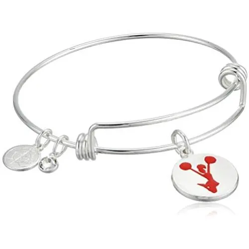 Alex and Ani Halos & Glories, Cheerleading Shiny Silver Bangle Bracelet Alex and Ani Halos & Glories, Cheerleading Shiny Silver Bangle Bracelet