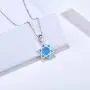 FANCIME Hanukkah Gifts Sterling Silver Created Blue Opal Star Necklace/Dangle Earrings/Bracelet Charm Danity Fine Jewelry for Women FANCIME Hanukkah Gifts Sterling Silver Created Blue Opal Star Necklace/Dangle Earrings/Bracelet Charm Danity Fine Jewelry for Women