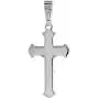 7/8 inch Sterling Silver Dainty Crucifix Necklace for Women and Men Solid Back Flawless High Polished Finish 0.8mm Box_Chain 7/8 inch Sterling Silver Dainty Crucifix Necklace for Women and Men Solid Back Flawless High Polished Finish 0.8mm Box_Chain