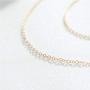 Olbye Gold Heart Necklace Choker Minimal Drop Necklace Jewelry for Women and Girls Simple Y Necklace (1 Layer)