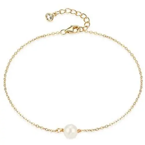 Women Dainty Bracelet,14k Gold Plated/Sterling Silver Cute Satellite Bracelet Beads Chain Layered Coin Charm Link Bracelet Minimal Jewelry Women Dainty Bracelet,14k Gold Plated/Sterling Silver Cute Satellite Bracelet Beads Chain Layered Coin Charm Link Bracelet Minimal Jewelry