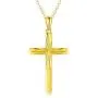 14K Solid Gold Cross Necklace for Women, Delicate Gold Italian Diamond-cut Cross Pendant Necklace Religious Jewelry for Girl, Wife, Mom, 16''-18'' 14K Solid Gold Cross Necklace for Women, Delicate Gold Italian Diamond-cut Cross Pendant Necklace Religious Jewelry for Girl, Wife, Mom, 16''-18''