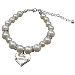 Infinity Collection Junior Bridesmaid Bracelet, Junior Bridesmaid Jewelry- Pearl Bridesmaid Bracelet, Gift for Junior Bridesmaids