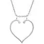 S925 Sterling Silver Jewelry Open Heart Pendant Ring Holder Necklace Wedding Engagement Anniversary Infinity Love Gift for Her, Wife, Girlfriend, Fiancee S925 Sterling Silver Jewelry Open Heart Pendant Ring Holder Necklace Wedding Engagement Anniversary Infinity Love Gift for Her, Wife, Girlfriend, Fiancee