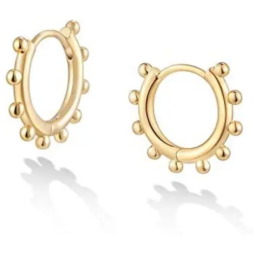 LOYATA Gold Huggie Hoop Earrings 14K Gold Filled Dainty Small Simple Hypoallergenic Jewelry Gift for Women LOYATA Gold Huggie Hoop Earrings 14K Gold Filled Dainty Small Simple Hypoallergenic Jewelry Gift for Women