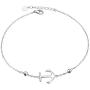 S925 Sterling Silver Anklet for Women Girl Boho Beach Charm Adjustable Foot Ankle Bracelet Jewelry Birthday Gift