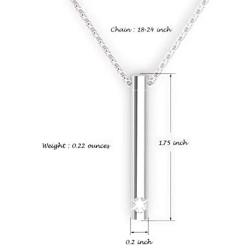 JPGO Urn Necklace Pendant for Memorial Ashes with Stainless Steel Bar Keepsake Ash Jewelry