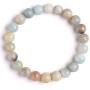 J.Fée Chakra Bracelet, Semi-Precious Gemstone Bracelet 8mm Beaded Stretch Bracelet Natural Stone Bracelet for Women to Mother Day