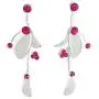 Rosemarie Collections Womens 3 Piece Rhinestone And Metal Mesh Floral Statement Necklace Bracelet Earring Set Rosemarie Collections Womens 3 Piece Rhinestone And Metal Mesh Floral Statement Necklace Bracelet Earring Set