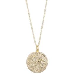 HONEYCAT Chinese Zodiac Coin Necklace in Gold | Minimalist, Delicate Jewelry