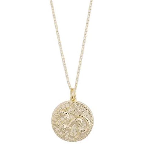 HONEYCAT Chinese Zodiac Coin Necklace in Gold | Minimalist, Delicate Jewelry