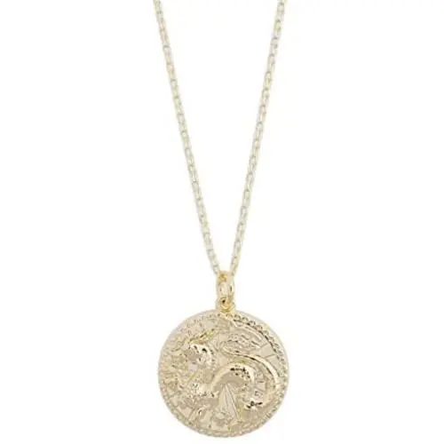 HONEYCAT Chinese Zodiac Coin Necklace in Gold | Minimalist, Delicate Jewelry