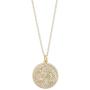 HONEYCAT Chinese Zodiac Coin Necklace in Gold | Minimalist, Delicate Jewelry