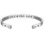 Inspiration Bracelet Stainless Steel Cuff Bracelet Engraved Mantra Cuff Bangle Personalized Friendship Jewelry for Women Girls Graduation Birthday Gifts