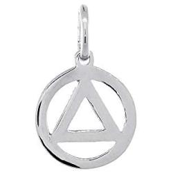 10mm AA Alcoholics Anonymous Sobriety Charm