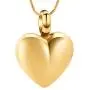 mingkejw Cremation Jewelry for Ashes Stainless Steel Love Heart Urn Pendant Locket Keepsake Memorial Necklace for Human Ashes Holder