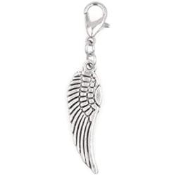 Its All About...You! Large Angel Wing Clip on Charm Perfect for Necklaces and Bracelets 98V