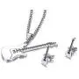MPRAINBOW Guitar Music Player Stainless Steel Lover Pendant Necklace Jazz Jewelry for Men Women MPRAINBOW Guitar Music Player Stainless Steel Lover Pendant Necklace Jazz Jewelry for Men Women