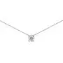Sterling Silver Clear Solitaire Choker Necklace set with Swarovski Crystals Sterling Silver Clear Solitaire Choker Necklace set with Swarovski Crystals
