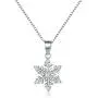 Hadskiss Silver Snowflake Jewelry Set for Women, 925 Sterling Silver Snowflake Stud Earrings, 45cm Silver Pendant Necklace with White Cubic Zirconia for Girlfriend Lady, for Christmas Hadskiss Silver Snowflake Jewelry Set for Women, 925 Sterling Silver Snowflake Stud Earrings, 45cm Silver Pendant Necklace with White Cubic Zirconia for Girlfriend Lady, for Christmas