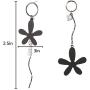 BBL CZ Cubic Zirconia Earrings Metal Flower Shaped Jewelry Long Asymmetry Tassel Dangle Drop Needles Earrings for Women Hypoallergenic Shiny Teardrop Earrings with Gift Box