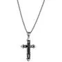 HZMAN Jewelry Mens Large Three-Layer Stainless Steel Inlaid Cross Necklace Pendant 22 + 2 Inch Chain HZMAN Jewelry Mens Large Three-Layer Stainless Steel Inlaid Cross Necklace Pendant 22 + 2 Inch Chain