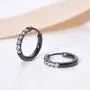 Hypoallergenic Unisex Surgical Steel Small Cubic Zirconia Huggie Hoop Earring, Color Gold - Silver - Rose Gold - Black - Rainbow, Size 6mm- 12mm Safe for Sensitive Ear Hypoallergenic Unisex Surgical Steel Small Cubic Zirconia Huggie Hoop Earring, Color Gold - Silver - Rose Gold - Black - Rainbow, Size 6mm- 12mm Safe for Sensitive Ear