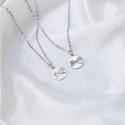 FUSTMW 3 Pinky Promise Necklace Pinky Swear Best Friends Gift Sisters Necklaces Friendship Jewelry