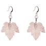 BEAUTY CHARM Unique Natural Leaf Earrings Women Phoenix Tree Leaf Maple Shape Dangle Drop Hook Earrings ear Jewelry for Wedding Party Gift