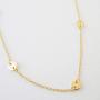 HONEYCAT Milky Way Disc Chain Necklace in Gold, Rose Gold, or Silver | Minimalist, Delicate Jewelry
