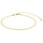 Happiness Boutique Women Herringbone Choker Necklace in Gold Color Delicate Necklace Stainless Steel