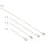 Necklace Extenders Gold Necklace Extender Silver Chain Extenders for Necklaces Sterling Silver Extender for Bracelet Anklet Set 2'', 3'', 4'', and 6'' Necklace Extenders Gold Necklace Extender Silver Chain Extenders for Necklaces Sterling Silver Extender for Bracelet Anklet Set 2'', 3'', 4'', and 6''