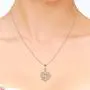 Swarovski Crystal 18K Gold Plated Star Necklace 925 Sterling Silver Birthstone Pendant Necklaces for Women with 5A Cubic Zirconia Christmas Jewelry Birthday Gift for Women
