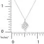 Disney, Beauty and the Beast Sterling Silver Belle’s Rose Pendant Necklace, 18” Disney, Beauty and the Beast Sterling Silver Belle’s Rose Pendant Necklace, 18”