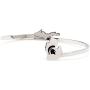 Michigan State Bracelet | Michigan State Spartan Helmet Bangle Bracelet | MSU Jewelry | Officially Licensed Michigan State University Jewelry | Michigan State Spartans | Stainless Steel