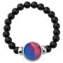 Zuo Bao Gay Pride Gift LGBT Rainbow Beaded Handmade Bracelet Relationship Friendship Jewelry Love Gifts for Gay Lesbian