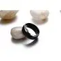 PJ Jewelry Two-Tone 8mm Wicca Pagan Triple Moon Goddess Pentagram Tungsten Carbide Dome Wedding Band Ring for Men
