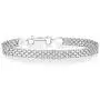Miabella 925 Sterling Silver Italian 6mm Solid Bismark Mesh Link Chain Bracelet for Women 6.5, 7, 7.5, 8 Inch Made in Italy Miabella 925 Sterling Silver Italian 6mm Solid Bismark Mesh Link Chain Bracelet for Women 6.5, 7, 7.5, 8 Inch Made in Italy
