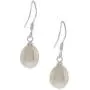 Gem Stone King Rhodium Plated 3pc Cultured Freshwater White Pearl Necklace Bracelet Earring Set