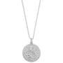 HONEYCAT Chinese Zodiac Coin Necklace in Silver | Minimalist, Delicate Jewelry