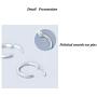 GULICX Silver Hoop Earrings for Women, 3 Pairs 925 Sterling Silver Gold Hoop Earrings Set for Girls, Hypoallergenic Small Sleeper Cartilage Hoops Rings, Thickness 1.2 mm, Diameter 8mm.10mm.12 mm