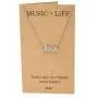 Quan Jewelry Music Note Necklace, Gifts for Music Lovers, Birthday Gifts for Women, Girls with Greeting Card, 16-inch to 18-inch Quan Jewelry Music Note Necklace, Gifts for Music Lovers, Birthday Gifts for Women, Girls with Greeting Card, 16-inch to 18-inch